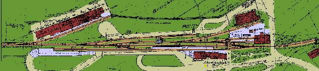 Hofheim Ufr. Gleis- und Gebäudeplan 1905