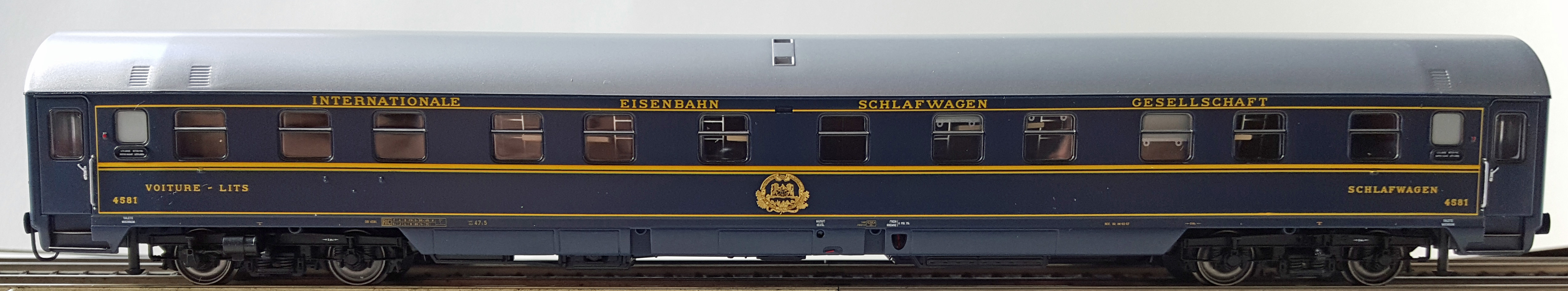 A.C.M.E. Schlafwagen U-Hansa Ep. III DB Abteilseite